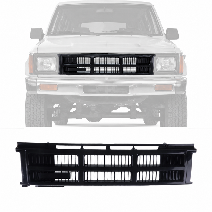 For 1984-1986 Toyota 4 Runner Pickup Truck SR5 Grille Assembly Black Grill