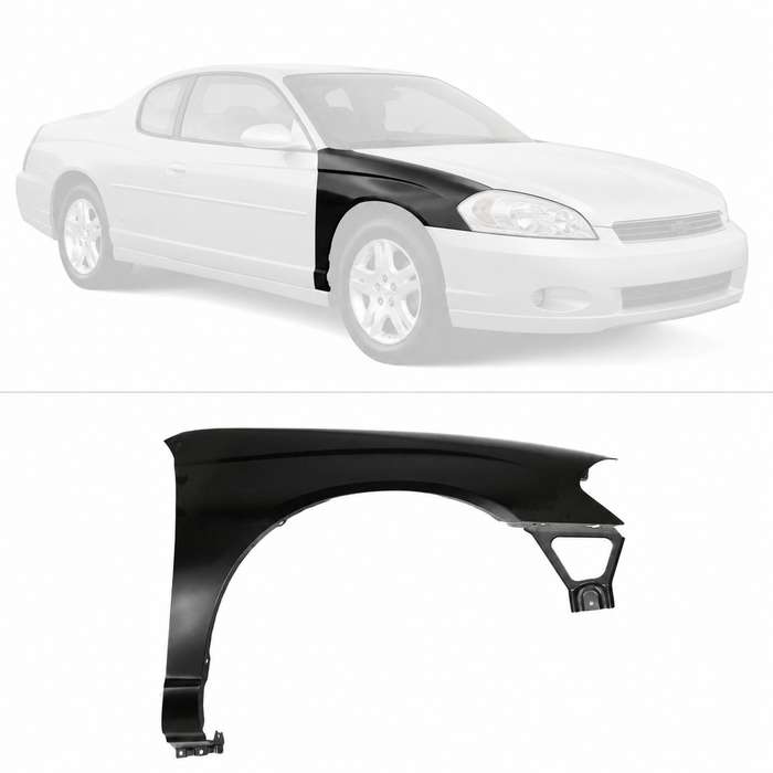 GM1241328 Front,Right Passenger Side FENDER for Chevrolet Monte Carlo 89025382