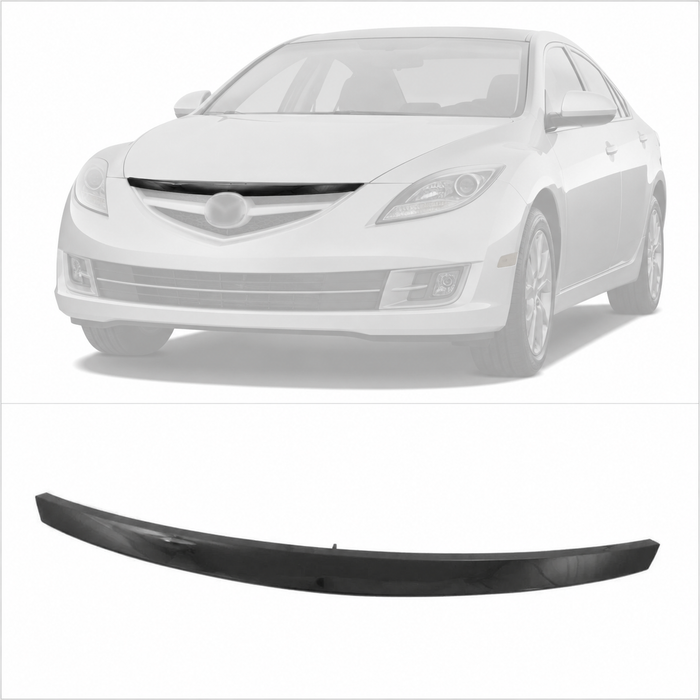 Primed Black Grille Grill Molding Trim for 2009 2010 2011 2012 2013 Mazda 6