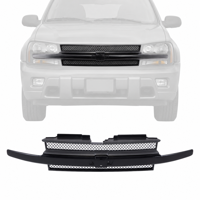 Grille w/Mesh Insert For 02-05 Chevrolet Trailblazer LTZ EXT LS LT GM1200470