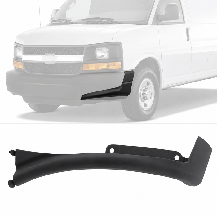 For 96-18 Chevy Express GMC Savana Front Driver Side Fender Extension Lower