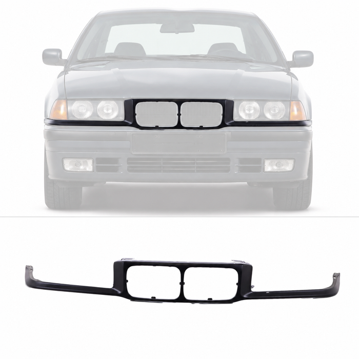 Header Headlight Grille Mounting Nose Panel For 1992-1996 BMW 318i 325i 328i E36