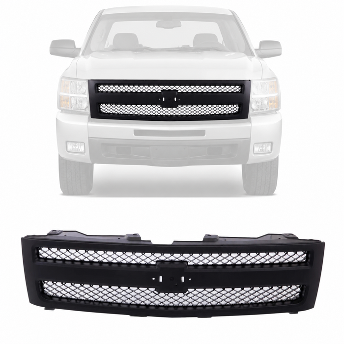 Grille For 2007-2013 Chevrolet Chevy Silverado 1500 Pickup Truck GM1200578