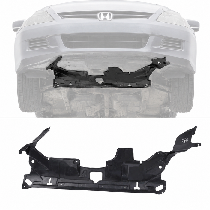 Plastic Front Engine Under Cover Splash Guard Shield for 2003-2007 Honda Accord