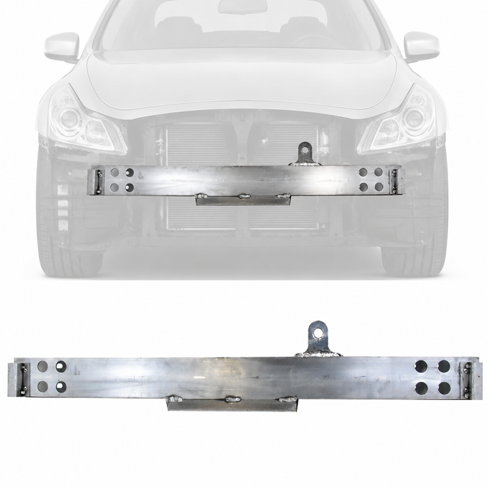 Front Bumper Reinforcement Bar Impact Aluminum For 07-08 Infiniti G35 09-13 G37