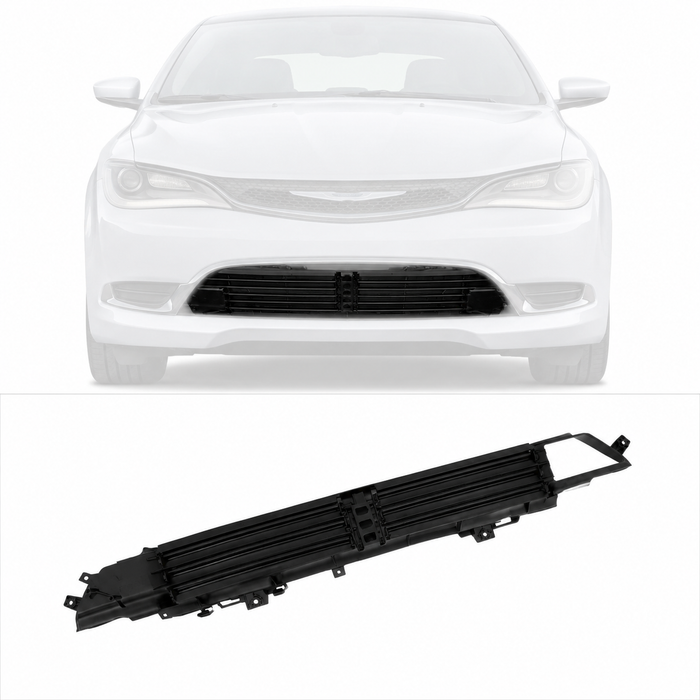 Active Grille Shutter For 2015-2017 CHRYSLER 200 Grille air intake assy w/Motor
