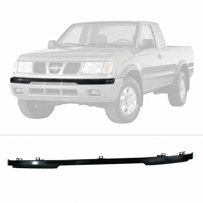 Front Bumper Filler Trim Molding for 1998 1999 2000 Nissan Frontier Truck P/U