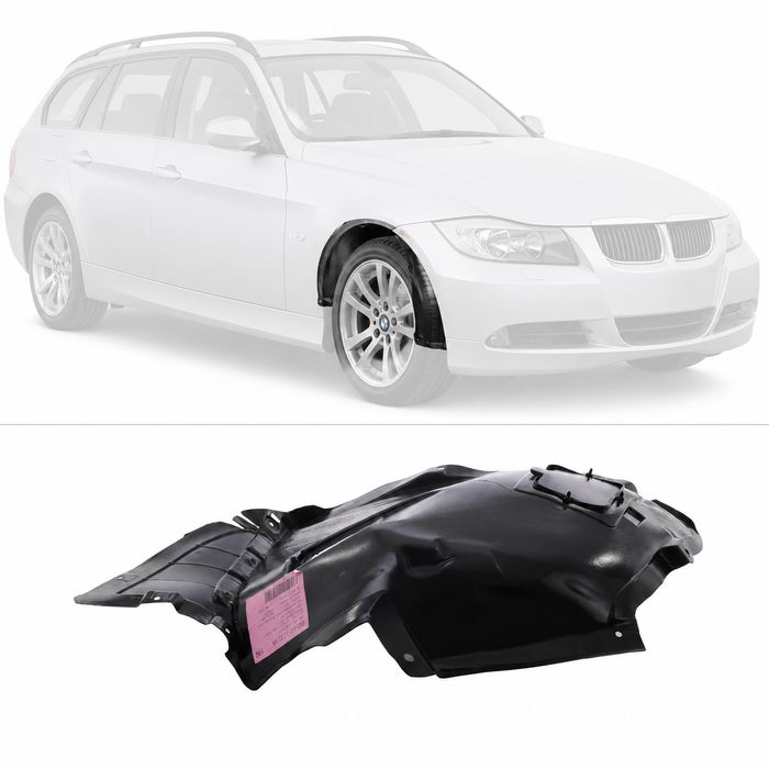 Front Passenger Right Side Fender Splash Shield For 06-12 BMW 3-Series E90 E91
