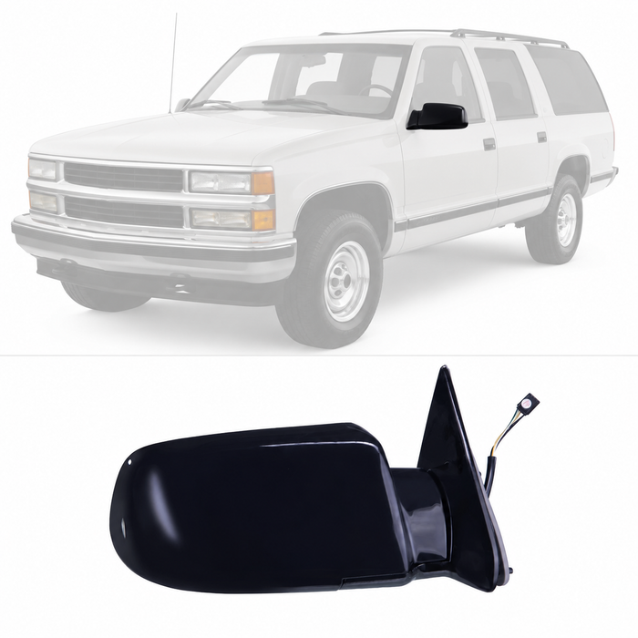 for 1992-1999 Chevy Suburban GMC Yukon Passenger Right Side Door Mirror Heated