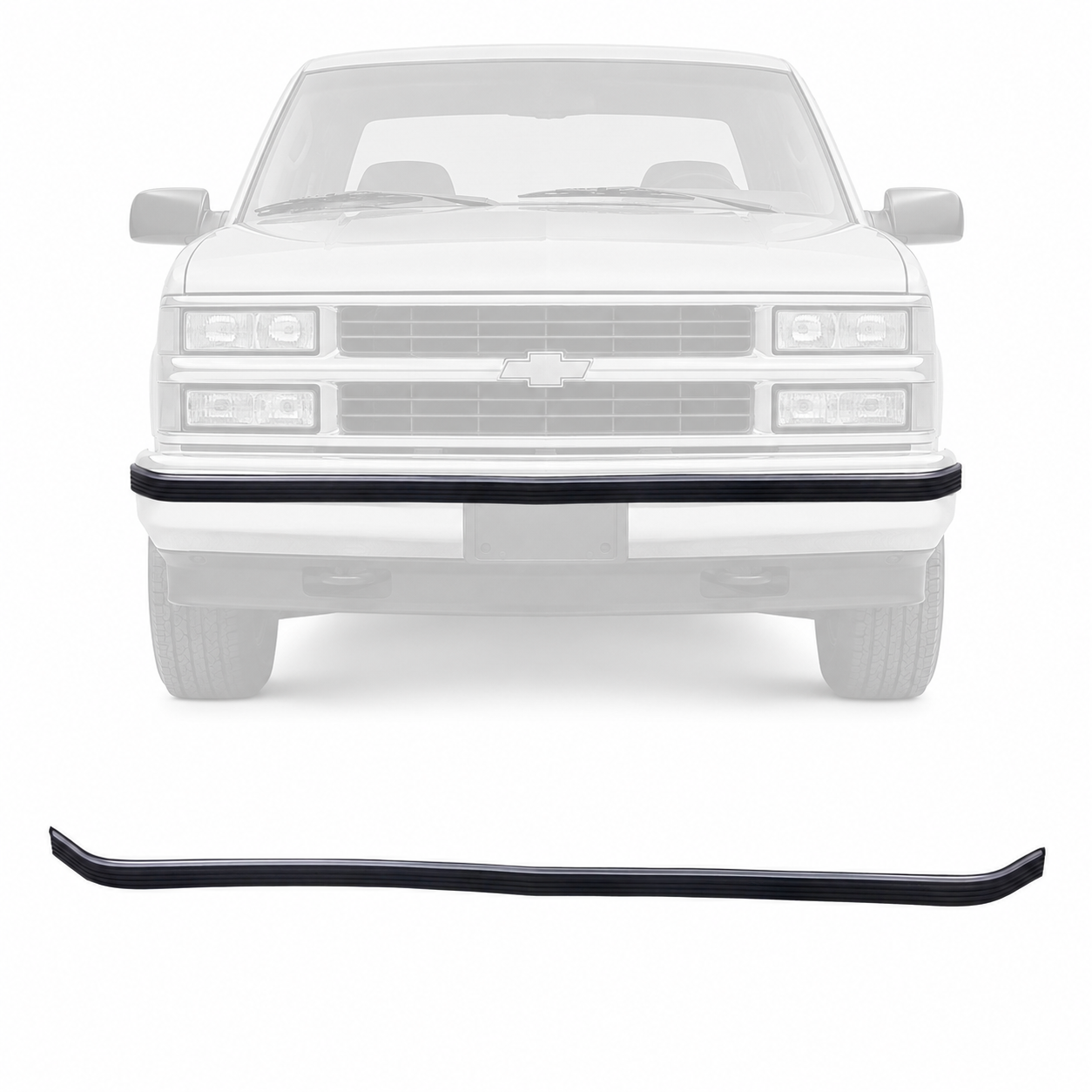 Front Bumper Impact Strip Trim Molding For 88-00 Chevy GMC C/K 1500 2500 3500