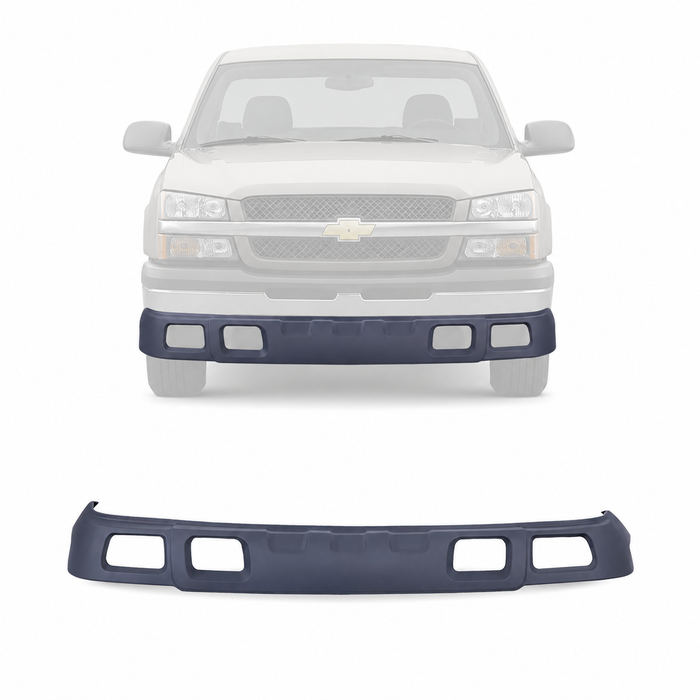 For 03-06 Chevrolet Silverado Front Air Deflector Valance with Fog Light Holes