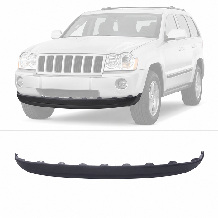 Front Bumper Lower Valance Air Dam Deflector For 2005-2007 Jeep Grand Cherokee