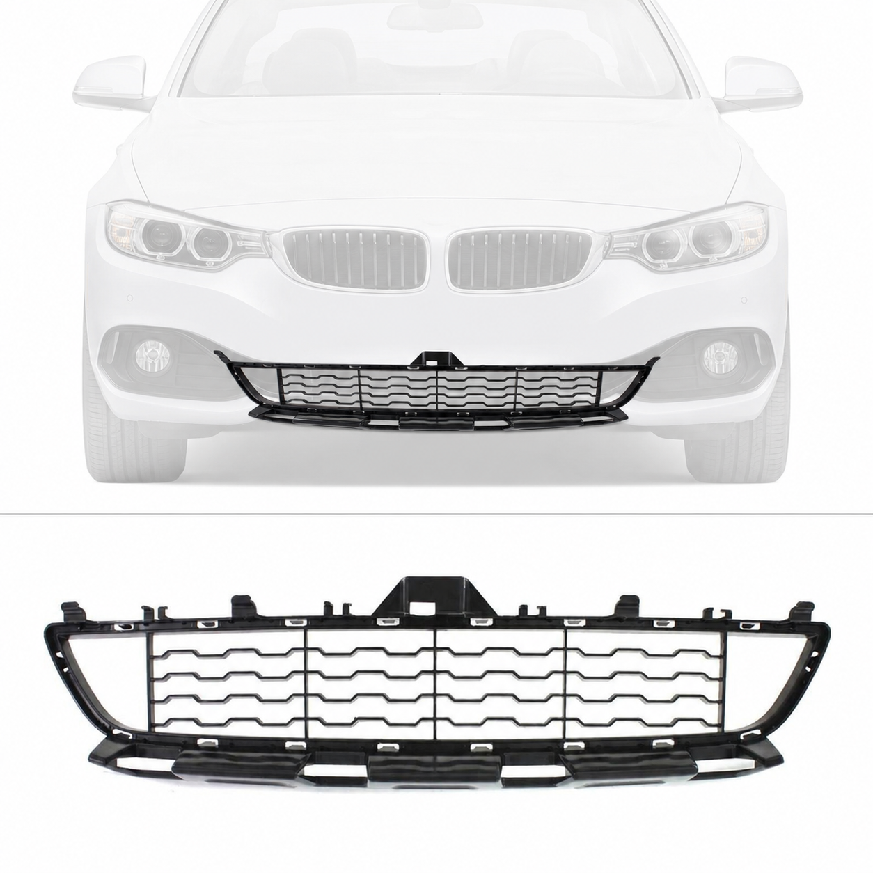 For 2014-2016 BMW F32 428i 435i 2017-2020 430i 440i Front Lower Bumper Grille