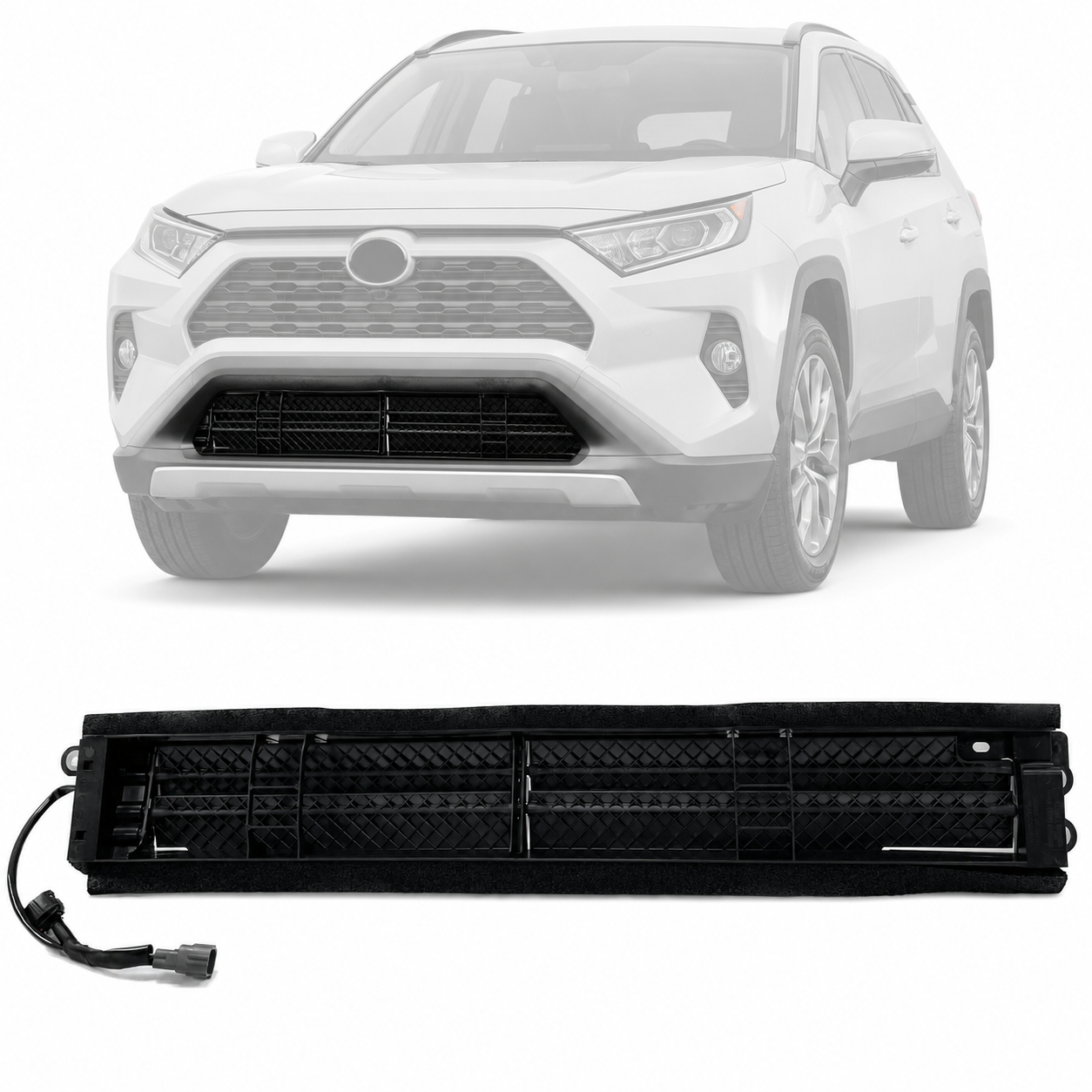 Fit 19-21 Toyota RAV4 Active Grille Shutter W/O Motor 530190R010 TO1206103