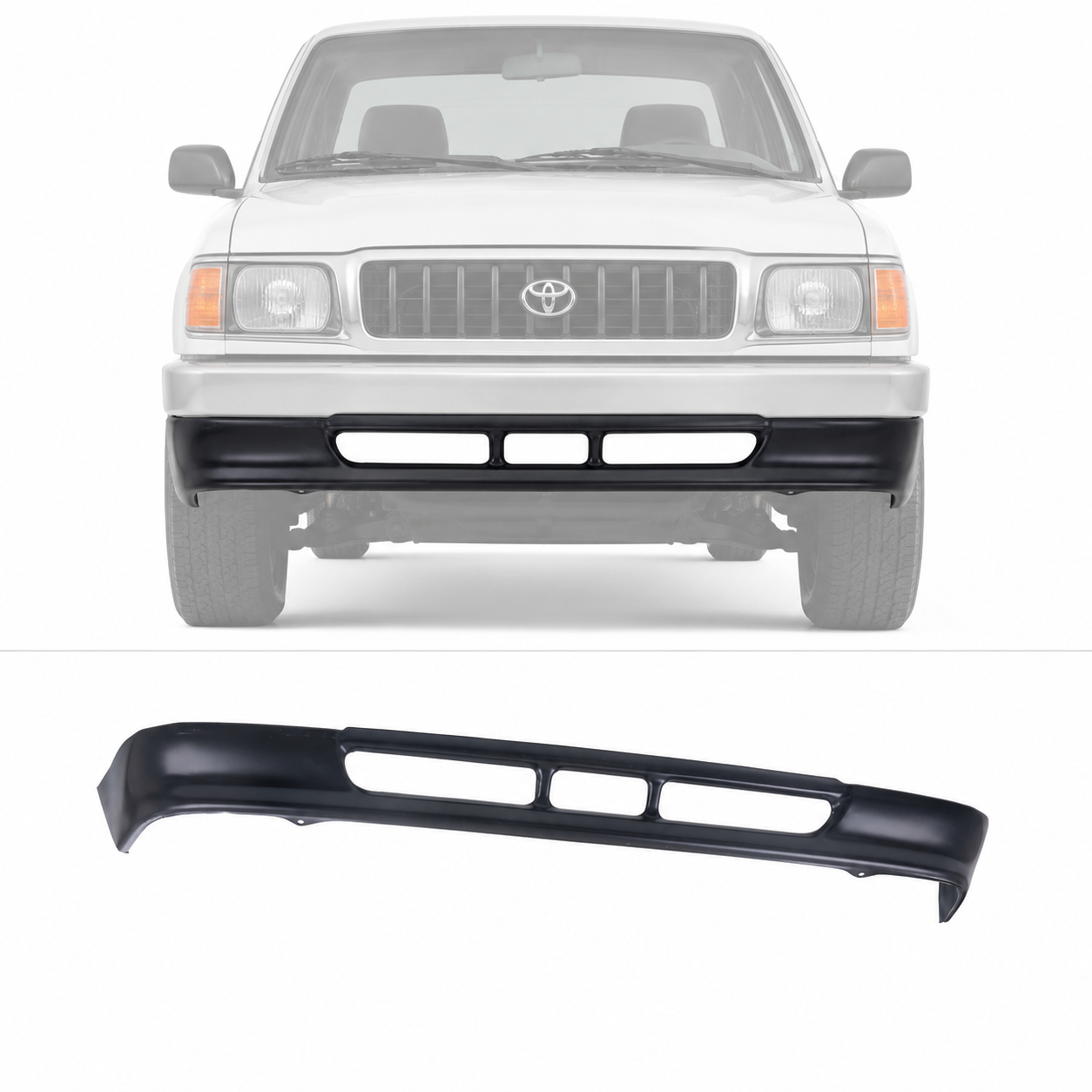 New BLACK BUMPER VALANCE for Toyota Pickup TO1095104 5391135010