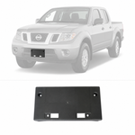 License Plate Bracket Tag Holder for Front Plastic Bumper 09-19 Nissan Frontier