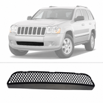 New Textured Black Plastic Front Bumper Grille for 2006-2010 Jeep Grand Cherokee