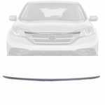 Chrome Grille Grill Upper Molding Trim For 2012-2014 Honda CR-V