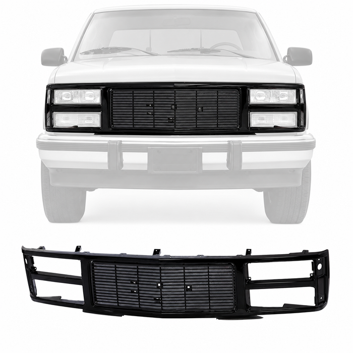 Grille For 88-93 Chevy C1500 C2500 C3500 K1500 K2500  92-93 GMC Yukon GM1200391