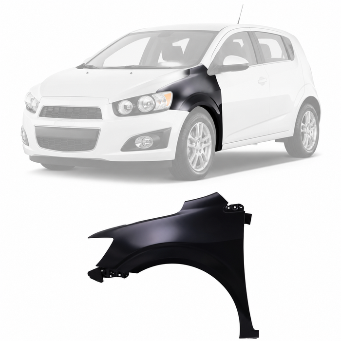Front Left Driver Side Fender For 2012-2018 Chevrolet Sonic Hatchback Sedan