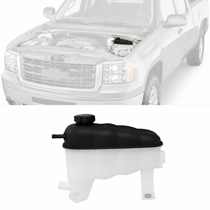 Coolant Reservoir Tank For 2007-2013 Chevrolet Silverado GMC Sierra 1500 Pickup