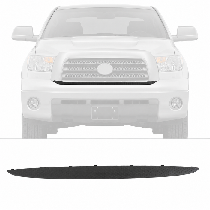 Black Grille Molding Trim For 2007-2009 Toyota Tundra Pickup Truck TO1210105