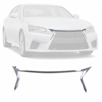 Plastic Chrome Front Bumper Grille Trim Molding for 2013-2015 Lexus GS350 GS450h