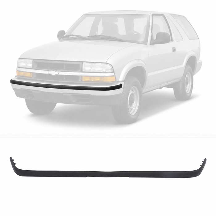 Front Bumper Molding Trim Strip For 1998-2004 Chevrolet S10 1998-2005 S10 Blazer