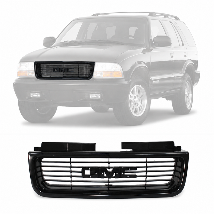 Black Grille For 1998-2004 GMC Sonoma Pickup 1998-2005 Jimmy SL SLS