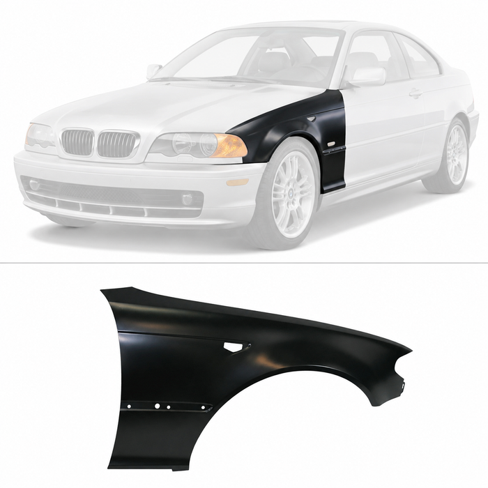 BM1241139 For BMW 325Ci,330Ci Front,Right Passenger Side FENDER 41347065264