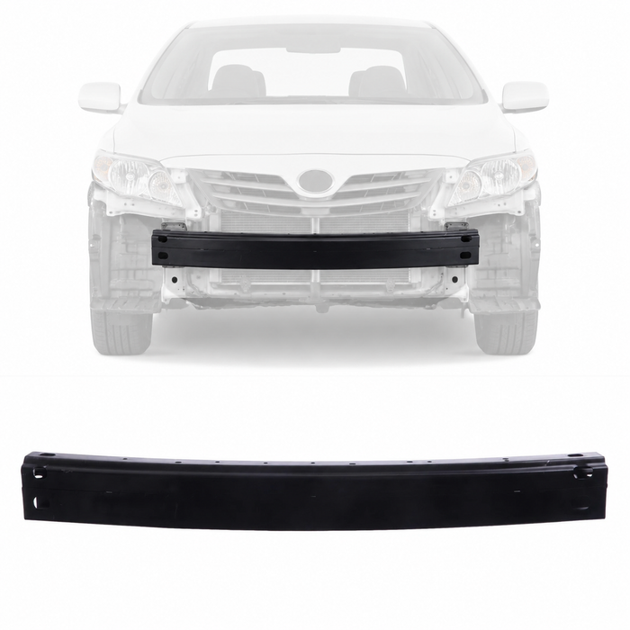 Front Bumper Reinforcement Bar Impact Steel For 2009-13 Toyota Corolla 1.8/2.4L