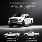Running Boards For 99-16 Ford F250 F350 F450 Super Crew Cab Drop Step Bars