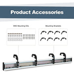 6.5" Running Boards For 2007-2018 Silverado/Sierra 1500 Crew Cab Side Steps Bar image 7