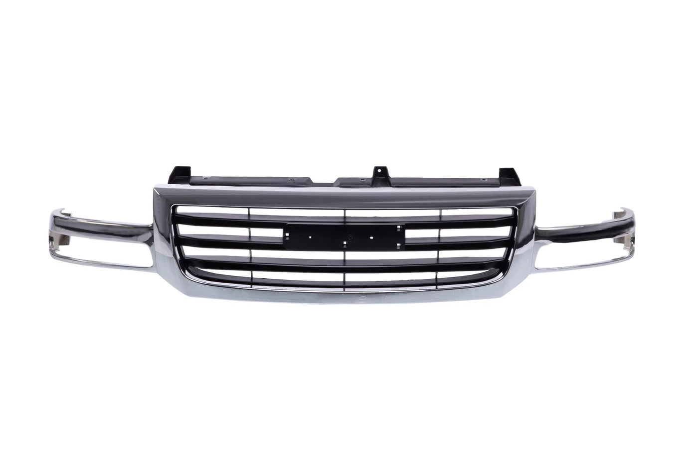 Grille Trim Black Insert For 03-07 GMC Sierra Pickup Truck 1500 GM1200475 image 1