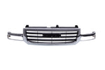 Grille Trim Black Insert For 03-07 GMC Sierra Pickup Truck 1500 GM1200475 image 1