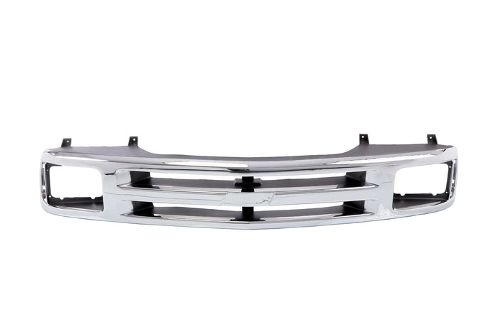 Grille Chrome Gray Sealed Beam Headlights For 1994-1997 Chevy S10 95-97 Blazer