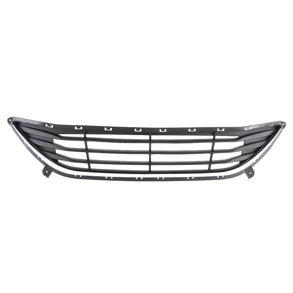 Front Lower Bumper Cover Grille w/ Chrome Molding For 2011-2013 Hyundai Elantra image 1