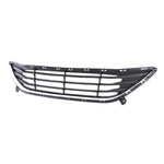 Front Lower Bumper Cover Grille w/ Chrome Molding For 2011-2013 Hyundai Elantra image 2