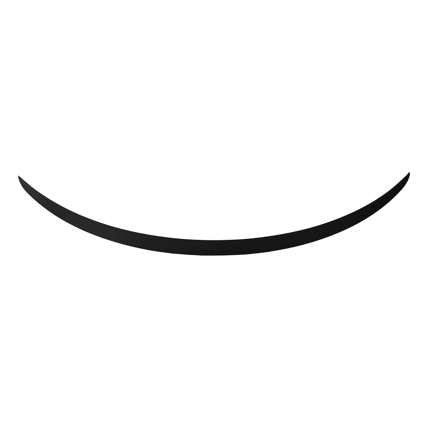 Fit 16-23 Tesla Model 3 Performance Spoiler Original Trunk Wing Matte Black image 1