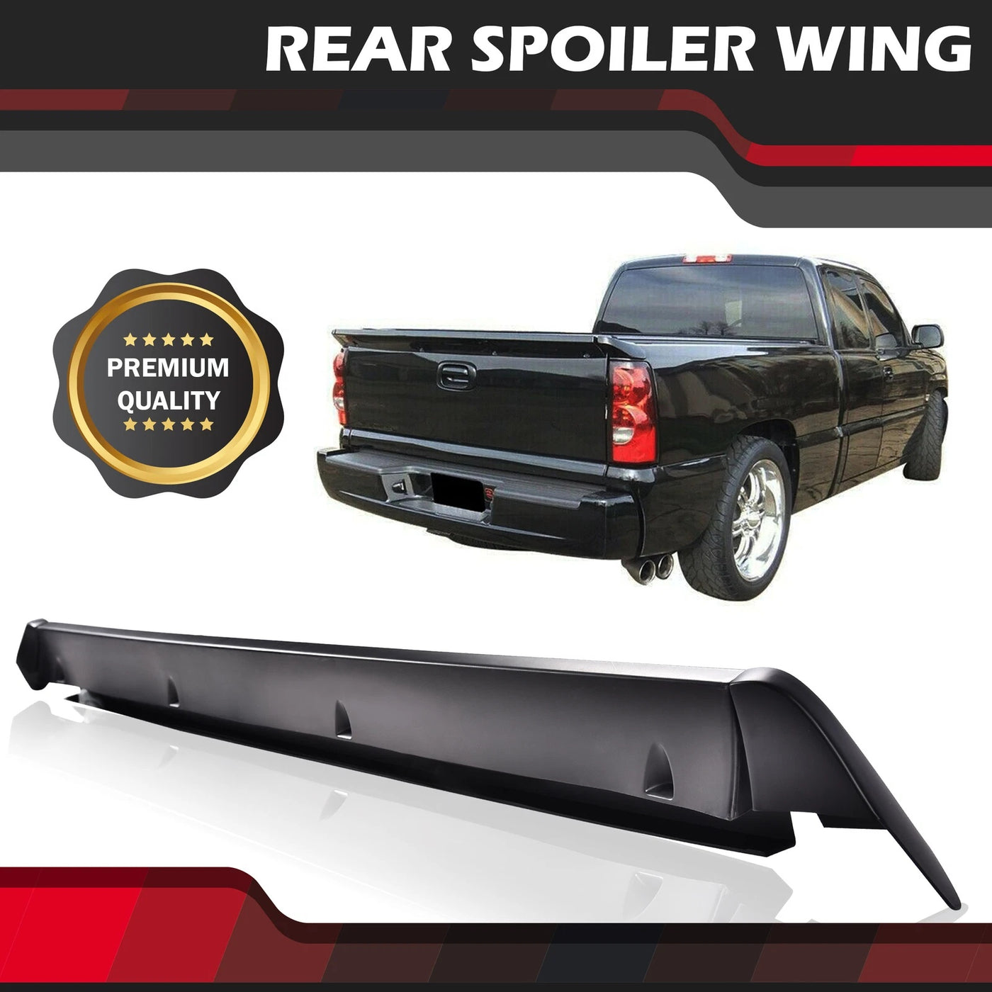 Tailgate Intimidator Spoiler Wing SS for 1999-2006 Chevrolet Silverado Pickup image 1