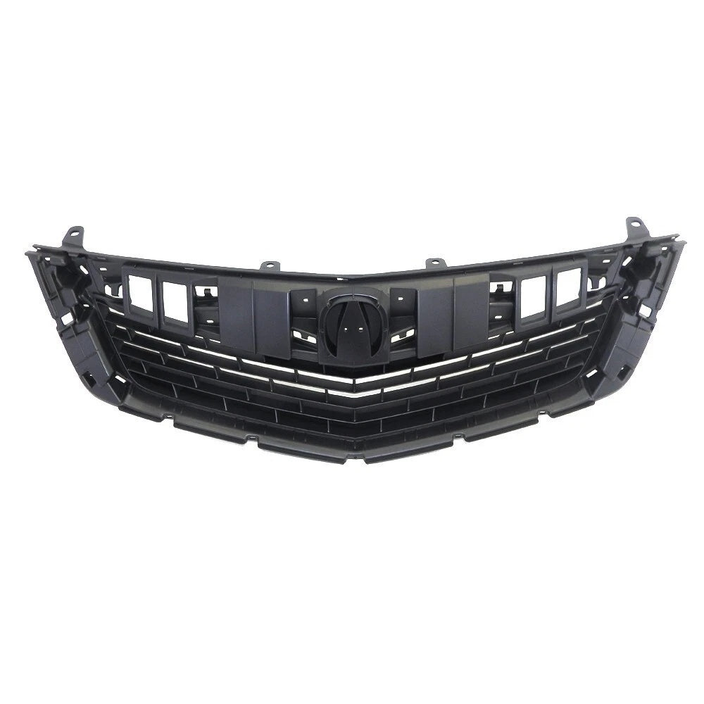 Primed Front Bumper Upper Grille w/o Chrome Molding for 2009-10 Acura TSX Sedan image 1