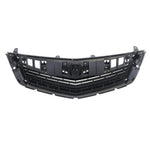 Primed Front Bumper Upper Grille w/o Chrome Molding for 2009-10 Acura TSX Sedan image 1