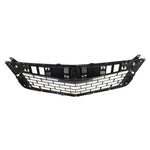 Primed Front Bumper Upper Grille w/o Chrome Molding for 2009-10 Acura TSX Sedan image 2