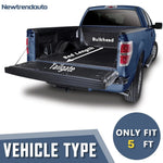 5FT FRP Low Profile Hard 3-Fold Tonneau Cover For 2017-2023 Honda Ridgeline Bed image 2
