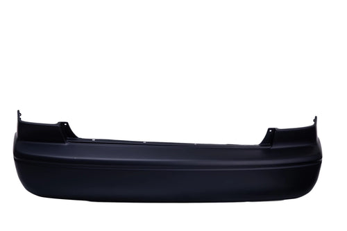 Black Plastic Bumper Cover Rear for 2000-2001 Toyota Camry CE LE XLE Model Sedan image 1