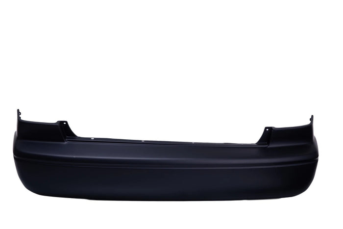 Black Plastic Bumper Cover Rear for 2000-2001 Toyota Camry CE LE XLE Model Sedan