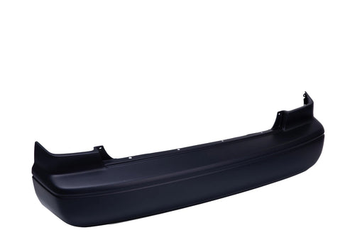 Black Plastic Bumper Cover Rear for 2000-2001 Toyota Camry CE LE XLE Model Sedan image 2