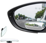 2pcs Car Blind Spot Adjustabe Mirrors 360? Glass Wide Angle Rear View image 3