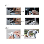 2pcs Car Blind Spot Adjustabe Mirrors 360? Glass Wide Angle Rear View image 6