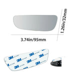 2pcs Car Blind Spot Adjustabe Mirrors 360? Glass Wide Angle Rear View image 7